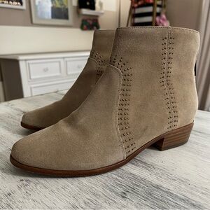 Joie suede leather Lucy studded ankle booties size 37